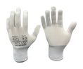 ESD Protective Gloves, Polyester, Glove Size Large, White